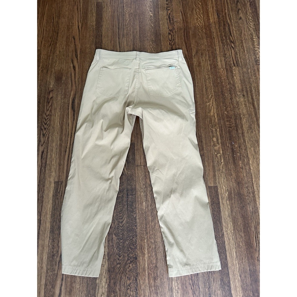 Orvis All-Weather Comfort Men's Beige Stretch Water Repellent Pants 34x29 - Picture 7 of 10